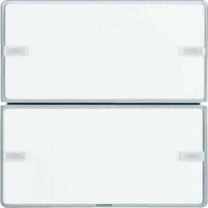 KNX Q.x Tastsensor 2fach Komfort, alu samt, Berker 80142321