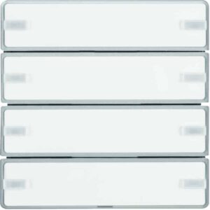 KNX Q.x Tastsensor 4fach Komfort, alu samt, Berker 80144321