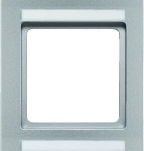 Q.3 Rahmen 3fach senkrecht mit Beschriftungsfeld, polarweiß samt, Berker 10536094