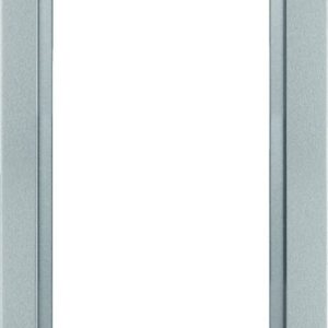 KNX Q.3 Rahmen mit großem Ausschnitt, alu samt, Berker 13096094