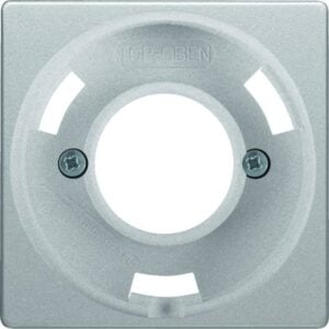 Q.x Zentralstück für Lichtsignal E14, alu, samt, Berker 11986084