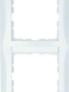 Rahmen Berker S.1 mit Beschriftungsfeld S.1 polarweiß, glänzend, Berker 10148919