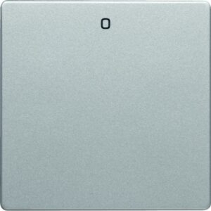 Q.x Wippe mit Aufdruck 0, alu samt, Berker 16226084