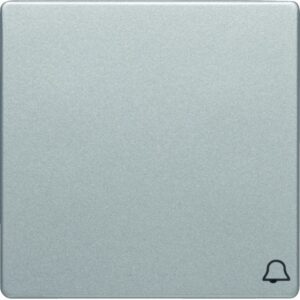 Q.x Wippe mit Aufdruck Symbol Klingel, alu samt, Berker 16206054
