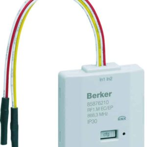 KNX-RF Tasterschnittstelle 2fach Batterieversorgt Up, Berker 85876210