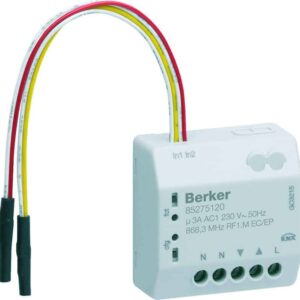 KNX-RF Jalousieaktor 1fach mit 2fach Tasterschnittstelle Up, Berker 85275120