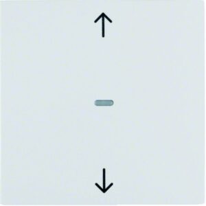 KNX-RF S.1/B.x Funktaste Jalousie polarweiß glänzend, Berker 85245289