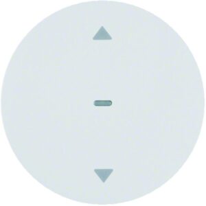KNX-RF R.x Funktaste Jalousie polarweiß glänzend, Berker 85245239