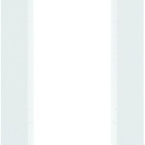 Q.7 Rahmen mit großem Ausschnitt polarweiß samt, Berker 13096189