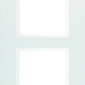 Q.7 Rahmen 2fach polarweiß samt, Berker 10126189