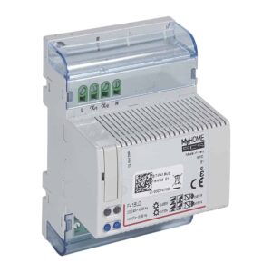 Universal-REG-Dimmer, Dimmausgang 2x300 VA oder 1x600 VA, 4 TE DIN Bticino F418U2