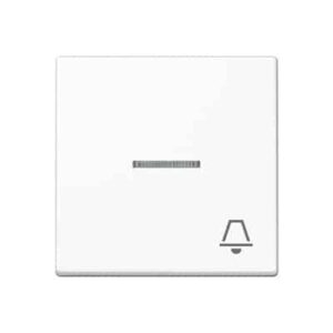 Wippe, Symbol Klingel, Linse, Lichtleiter, für beleuchtbare Taster JUNG A590KO5KWW