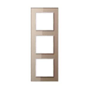 Glasrahmen, 3 fach, 84 x 226 mm JUNG AC583GLCH
