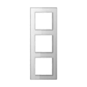 Glasrahmen, 3 fach, 84 x 226 mm JUNG AC583GLWW