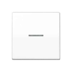 Wippe, Linse, Lichtleiter, Zentralplatte, bruchsicher, für Wipp-Kontrollschalter, Tast-Kontrollschalte und beleuchtbare Taster JUNG AS591KO5BFWW