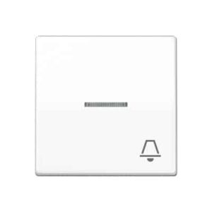 Wippe, Symbol Klingel, Linse, Lichtleiter, Zentralplatte, für beleuchtbare Taster JUNG AS591KO5KWW
