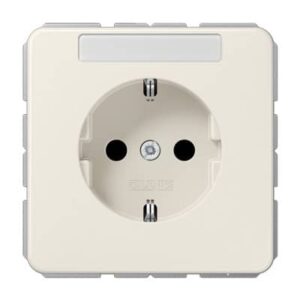 SCHUKO-Steckdose, 16 A 250 V ~, Berührungsschutz, Schriftfeld, bruchsicher JUNG CD1520BFKINA