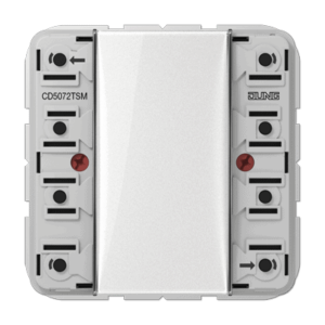 KNX Tastsensor-Modul Standard, 2 fach, Beschriftungsfeld, integrierter Busankoppler JUNG CD5072TSM