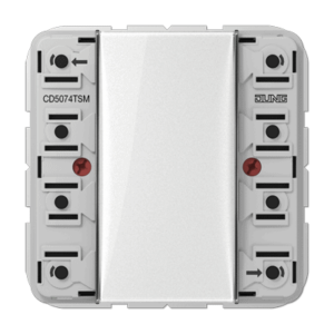 KNX Tastsensor-Modul Standard, 4 fach, Beschriftungsfeld, integrierter Busankoppler JUNG CD5074TSM