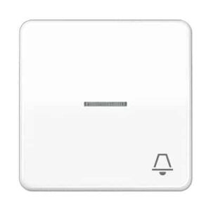Wippe, Symbol Klingel, Linse, Lichtleiter, für beleuchtbare Taster JUNG CD590KO5KWW