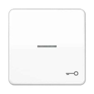 Wippe, Symbol Tür, Linse, Lichtleiter, für beleuchtbare Taster JUNG CD590KO5TWW