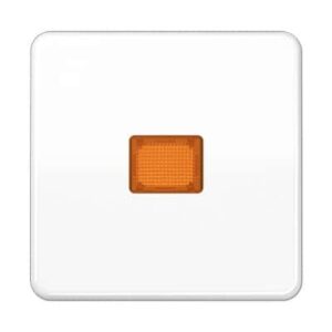 Wippe, Lichtaustrittsfenster, bruchsicher, für Wipp-Kontrollschalter, Tast-Kontrollschalter und beleuchtbare Taster JUNG CD590KOBFWW
