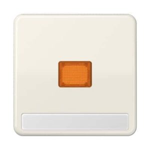 Wippe, orangefarbenes Lichtaustrittsfenster, Schriftfeld, für Kontrollsch., ... JUNG CD590NAKO