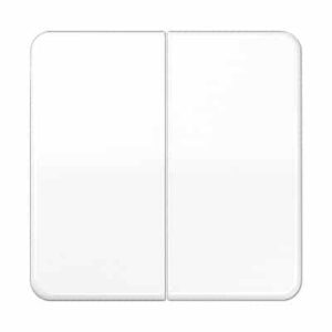 Wippe, für Serien-Wippschalter, Serien-Tastschalter, Doppel-Wechsel-Wippsch., Doppel-Wechsel-Tastsch., Doppel-Taster, Multi-Switch und Taster BA 2 fach JUNG CD595WW