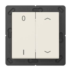EnOcean Funk-Wandsender, Symbole 01, Pfeil-Symbole Auf/Ab, 4-kanalig JUNG ENOA595P01