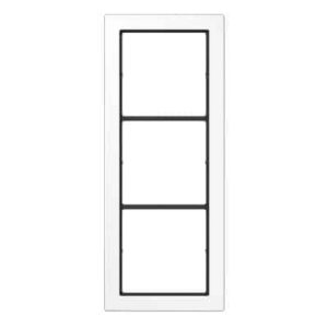 Rahmen, 3 fach, flaches Design, für waagerechte und senkrechte Kombination JUNG FD983WW