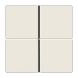Tastensatz, 4 fach, komplett JUNG LS404TSA
