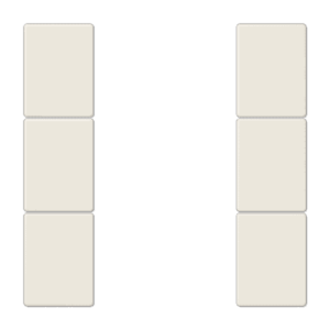 Tastensatz, 3 fach, komplett JUNG LS503TSA