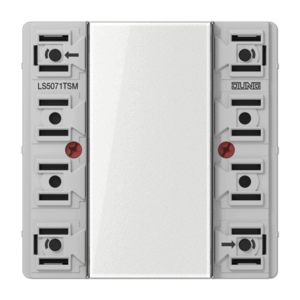 KNX Tastsensor-Modul Standard, 1 fach, Beschriftungsfeld, integrierter Busankoppler JUNG LS5071TSM