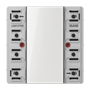 KNX Tastsensor-Modul Standard, 2 fach, Beschriftungsfeld, integrierter Busankoppler JUNG LS5072TSM