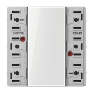 KNX Tastsensor-Modul Standard, 3 fach, Beschriftungsfeld, integrierter Busankoppler JUNG LS5073TSM