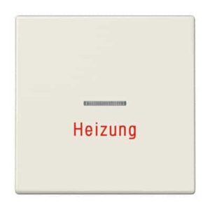 Wippe, Linse, Lichtleiter, Aufschrift Heizung, für Wipp-Kontrollschalter, Tast-Kontrollschalter und beleuchtbare Taster JUNG LS990H