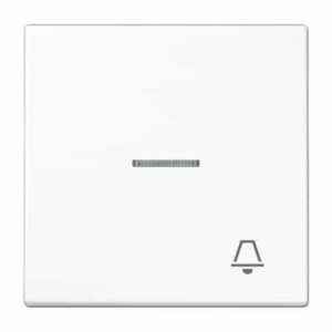 Wippe, Symbol Klingel, Linse, Lichtleiter, für beleuchtbare Taster JUNG LS990KO5KWW