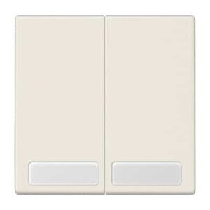 Wippe, Schriftfelder, für Serienschalter, ..., Multi-Switch und Taster BA 2 fach JUNG LS995NA