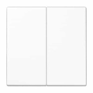 Wippe, für Serien-Wippschalter, Serien-Tastschalter, Doppel-Wechsel-Wippsch., Doppel-Wechsel-Tastsch., Doppel-Taster, Multi-Switch und Taster BA 2 fach JUNG LS995WW