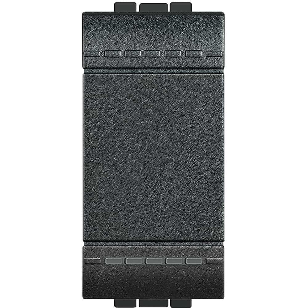 USB3.0 Netzteil Für Bticino LivingLight – 3A, 2 Ausgänge (Typ A + Typ C), Anthrazit, Als Einzelmodul Für Schnelles Laden