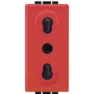 SDO Italien 2P+E 1mod ROT Bticino L4180R