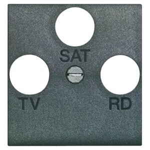 Zent.Pl.Ant.Steckdos Fm TV SAT Bticino L4207
