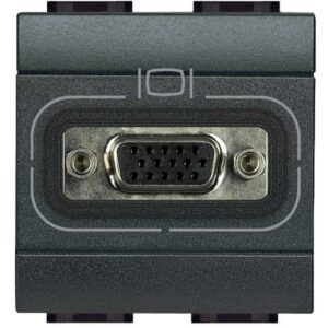 Anschlussdose HD15 Anthrazit Bticino L4282
