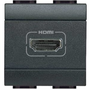 Anschlussdose HDMI Anthrazit Bticino L4284
