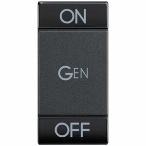 Wippe "On-Gen-Off" 1-Modulig Anthrazit Bticino L4911AFN