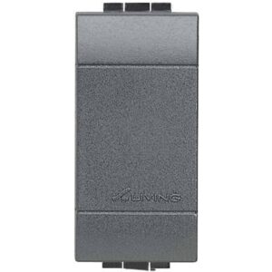 Blindabdeckung für LIVINGLIGHT, 1-modulig, Farbe: Anthrazit Bticino L4950