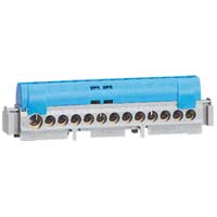 Klemmenleiste IP 20, blau,  -- x 6 bis 25 mm², 8 x 1,5 bis 16 mm², Länge: 75 mm Legrand 004842