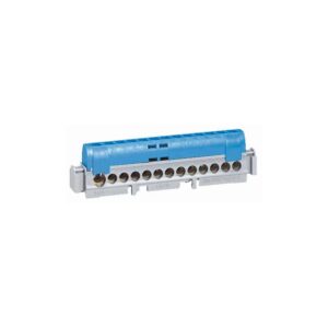 Klemmenleiste IP 20, blau, 1 x 6 bis 25 mm², 21 x 1,5 bis 16 mm², Länge: 176 mm Legrand 004846 10er Pack