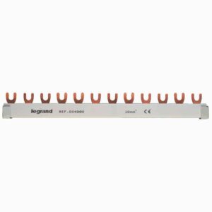 Gabelkammschiene, 3-polig für FI- mit LS-Schalter, 12 TE, 10 mm² Legrand 004980