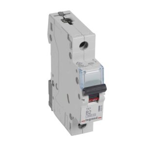 TX3 Leitungsschutzschalter B-Charakteristik, 2A, 1-polig, 6kA, 230/400VAC, 1TE Legrand 403350